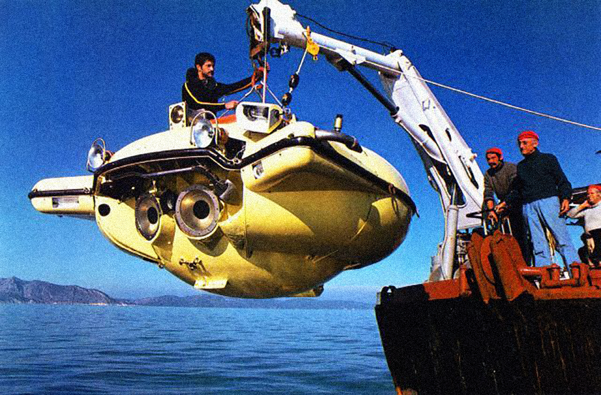 Jacques Cousteau's diving saucer, SP-350, or "Denise."