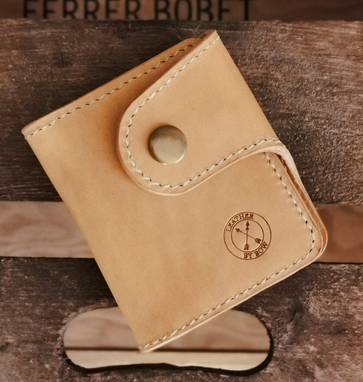 Handcrafted leather wallet